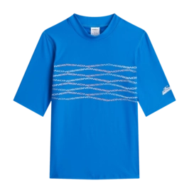 Zwemshirt O'Neill Boys Graphic Skins Shortsleeve Mediterranean Blue Aansluitende pasvorm