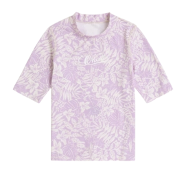 Zwemshirt O'Neill Girls Graphic Skins Shortsleeve Purple Island Sky