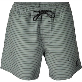 Short de Bain Brunotti Men CrunECO-Stripe Vintage Green