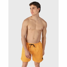 Zwemshort Men CrunECO-AO stripe orange 3