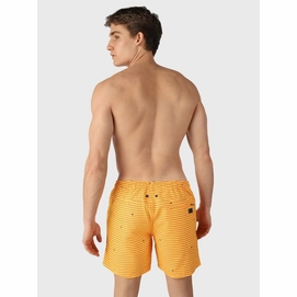 Zwemshort Men CrunECO-AO stripe orange 4