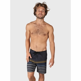 Zwemshort Men Paitor stripe blue-geel 4