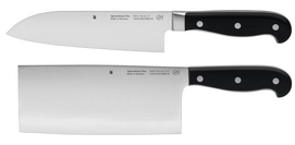 Set 2 Coltello Santoku e Mannaia cinese WMF Spitzenklasse Plus, Acciaio Inox